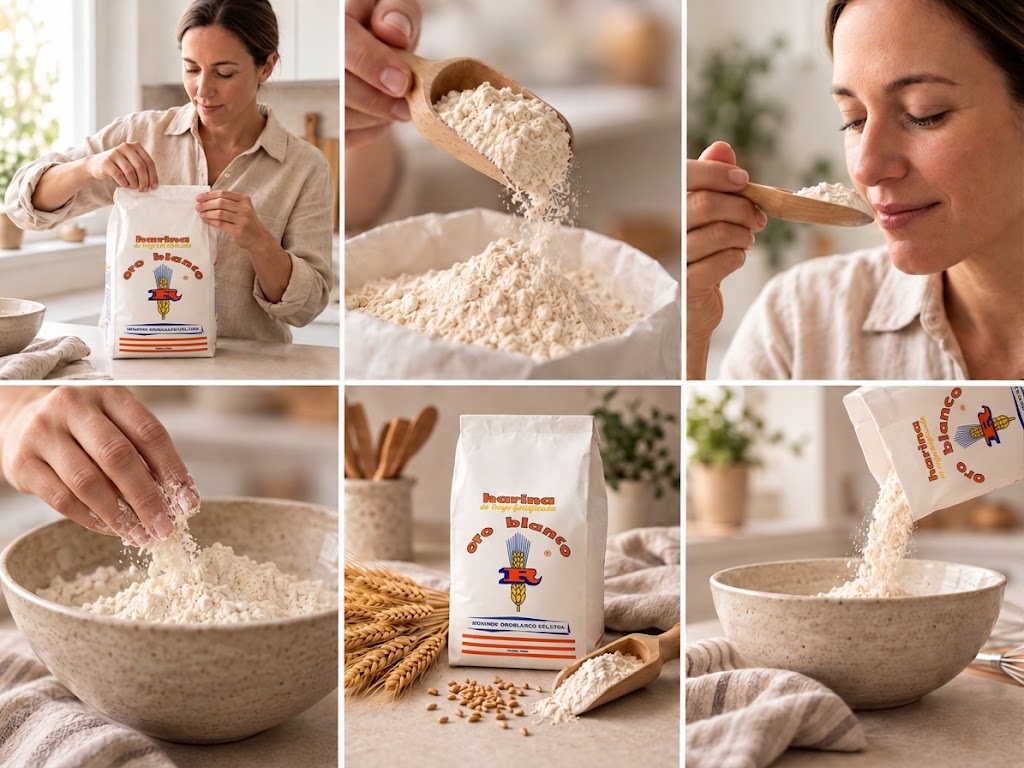 Pasos para reconocer el aroma genuino de Harina Oro Blanco